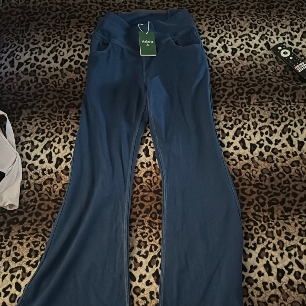Halara Blue Flared Pants